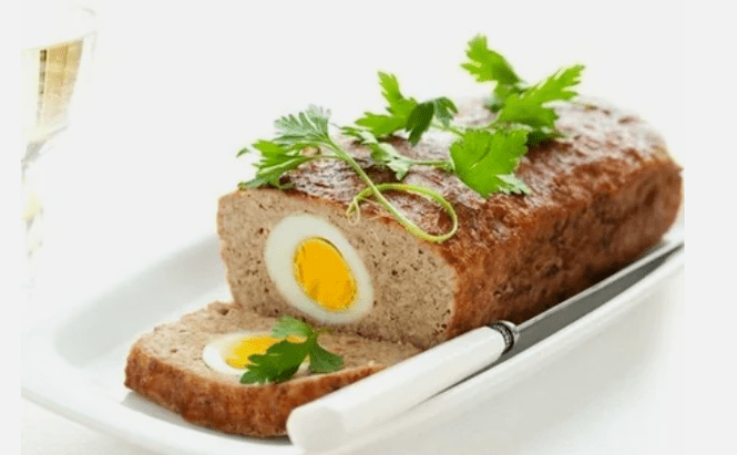 Liha rullaa munan kanssa Ducanin ruokavaliossa